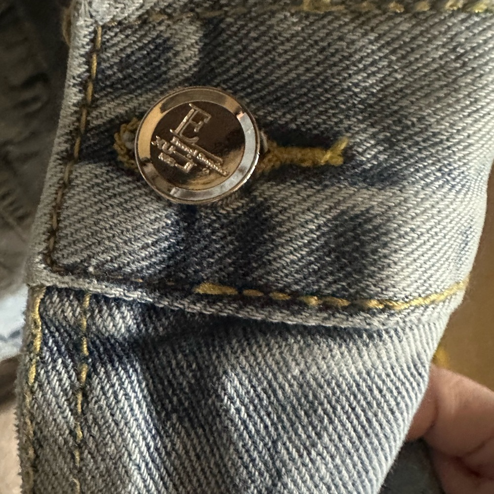 Denim Jacket with Button Closure NWT - image 4